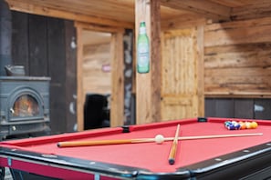 Enjoy some friendly competition on the pool table!