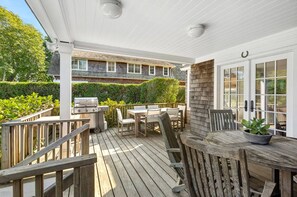Back patio with grill