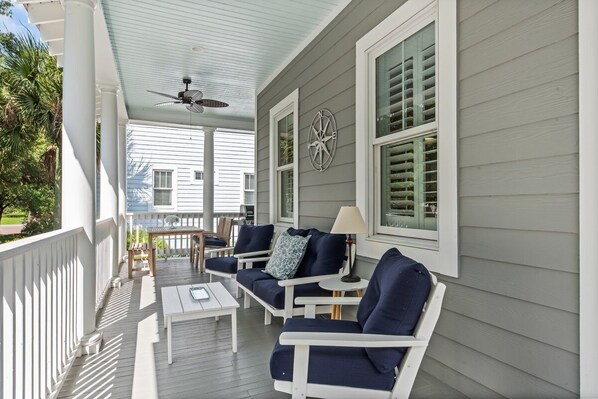 Welcome to 4056 Bridle Trail!  Enjoy the breezes on the front porch.
