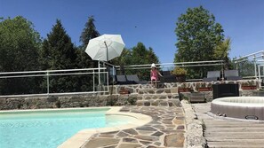 Vue sur piscine
