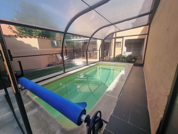 Vue sur piscine