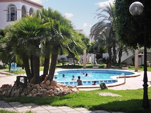 Vue sur piscine