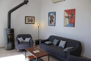 Gîte la Bastide - Espace Salon -Vallauris- Gîtes de France Alpes-Maritimes