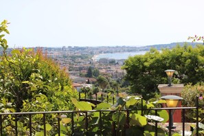 Gîte la Bastide - Vue de la terrasse - Vallauris-Gîtes de France Alpes-Maritimes