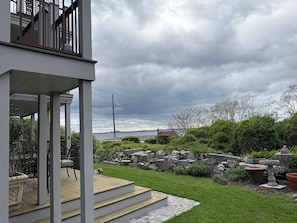 Deck overlooking Lane's Cove
