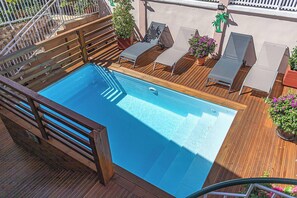 Vue sur piscine