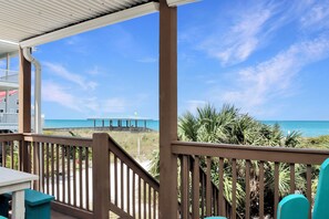 Main Floor Deck with Beach Access