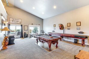 Game Area | Shuffleboard | Foosball | Poker Table | Arcade Machine