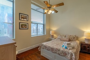 First Bedroom, view of Front St.!