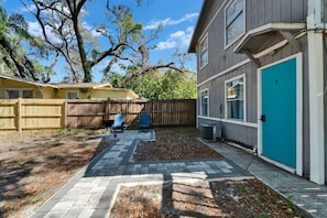 Front Outside View of Home- Outdoor Seating & BBQ