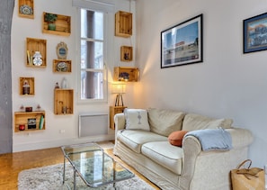 Salon décoré avec goût