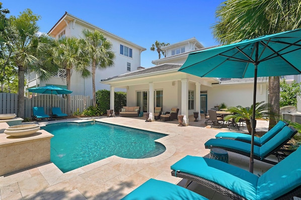 Tropical Dreams by the Sea - Florida Luxury Vacation Rental House with Private Pool, and Beach Views in Destiny West - Five Star Properties Destin/30A