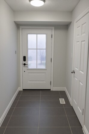 Private Side Door Entrance