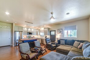Living Room | 2-Story Home | Central A/C & Heating | Open Floor Plan
