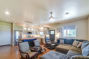 Living Room | 2-Story Home | Central A/C & Heating | Open Floor Plan