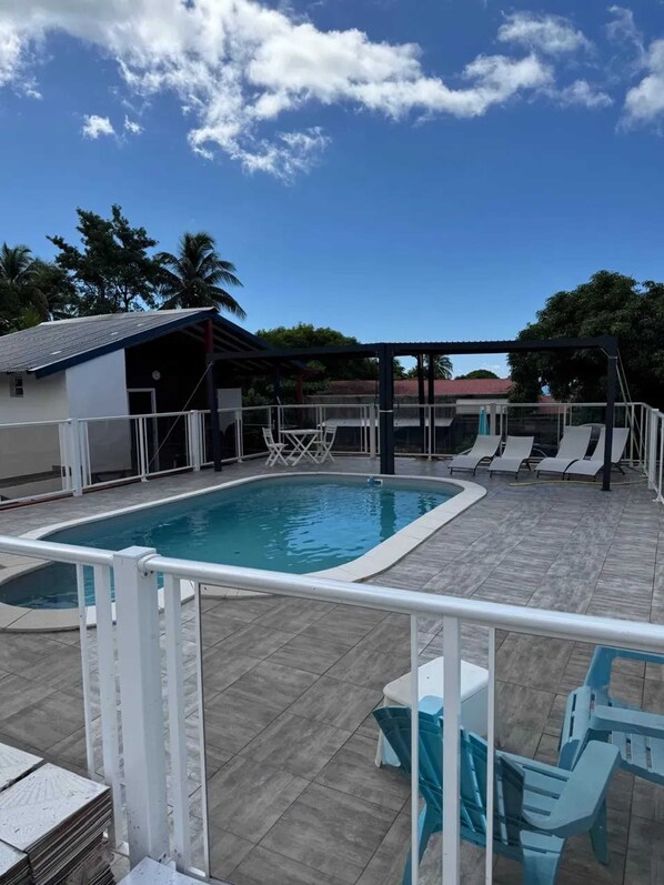 Swimming pool view