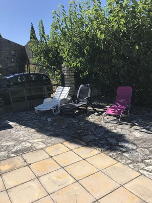 Vue sur piscine