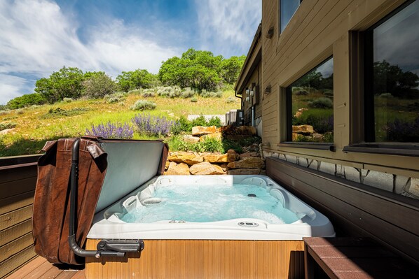 Bain à remous extérieur