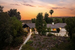 Your home at sunset.
