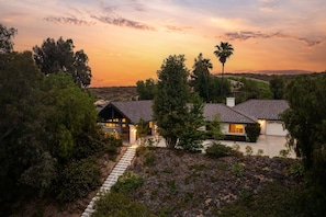 Your home at sunset.