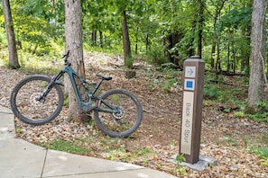 Hit the trail from your AIRBNB! Can't get any closer to The Back40 than right here