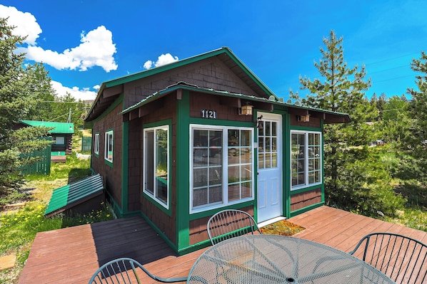 Front of Cabin Exterior
