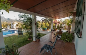 Vue sur piscine