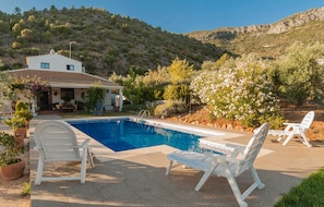 Vue sur piscine