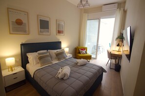 Bedroom area with access to the patio and natural sunlight