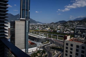 Blick von der Unterkunft