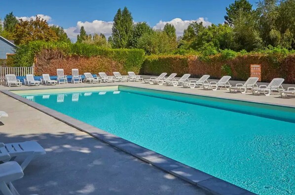 Vue sur piscine
