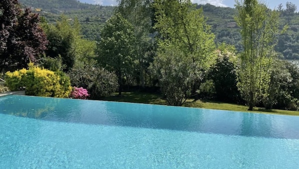 Vue sur piscine
