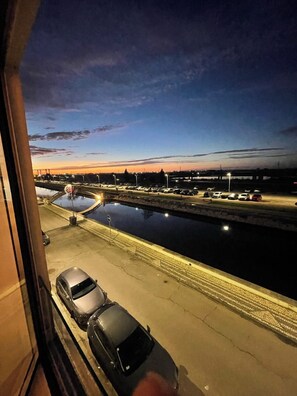 Vue depuis lâhĂ©bergement