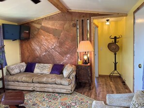 The living area At the copper Casita