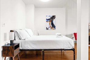 Bedroom 2: Open, bright, and beautifully designed—rest easy in this loft bedroom.