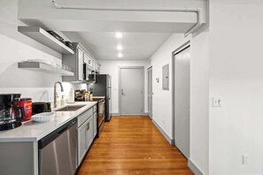 Kitchen: Whip up a meal or just enjoy a morning coffee in this warm, welcoming space.