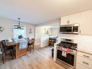 Open to the kitchen and living room so everyone stays connected.