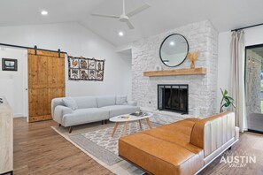 High ceilings, higher vibe. This space breathes, lifts, and lets you truly unwind.