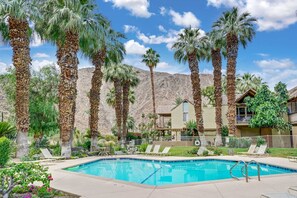 Mountain Cove’s pool, and a great stunning view