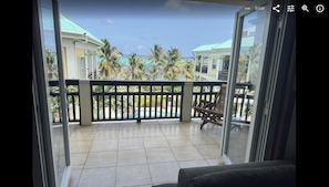 Balcony VIew overlooking pool and Boca Del Rio and Caribbean Sea