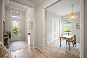 Guest Room in the front - Den on the right