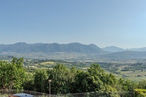 Blick von der Unterkunft