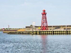 Water, Tower, Beacon, Lake, Pier, Reservoir, Dock