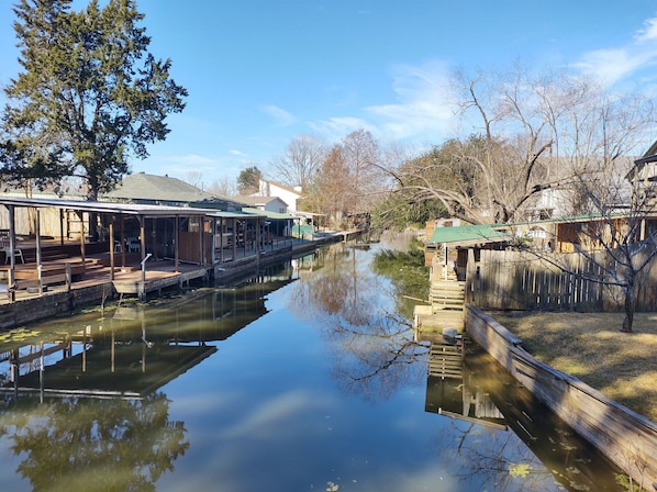 Canal view. This canal is two up from the main lake access.