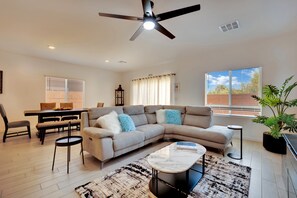 Professionally designed by international decorator Ilona Melnichenko, blending modern elegance with inviting warmth.