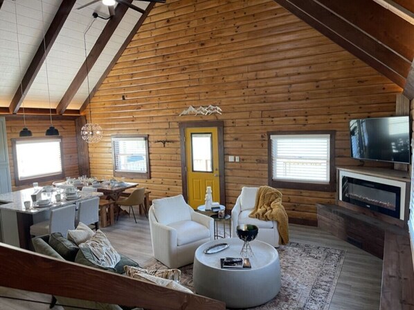 Open living room area
