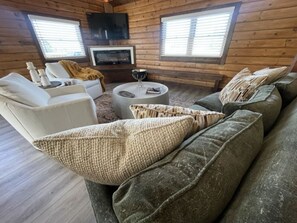 Living Room with Fireplace
