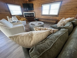 Living Room with Fireplace