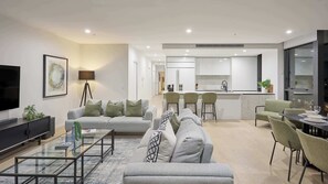 Living Room and Kitchen