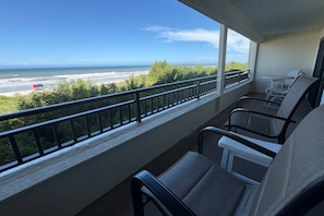 Enjoy your morning coffee watching the sunrise as you breathe in the fresh ocean air.